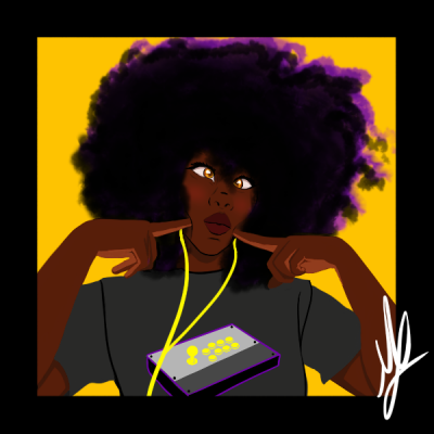 Artober 2021 - Logo Afrogameuses par Felo