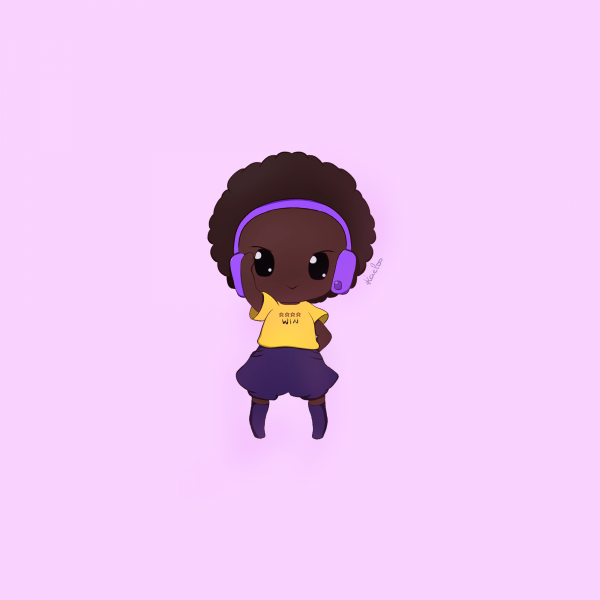 Artober 2021 - Logo Afrogameuses par Kaeloo