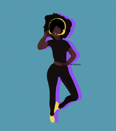 Artober 2021 - Logo Afrogameuses par Narcynique