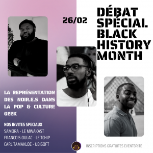 #Débat : la représentation des Noir.e.s dans la Pop & Culture Geek